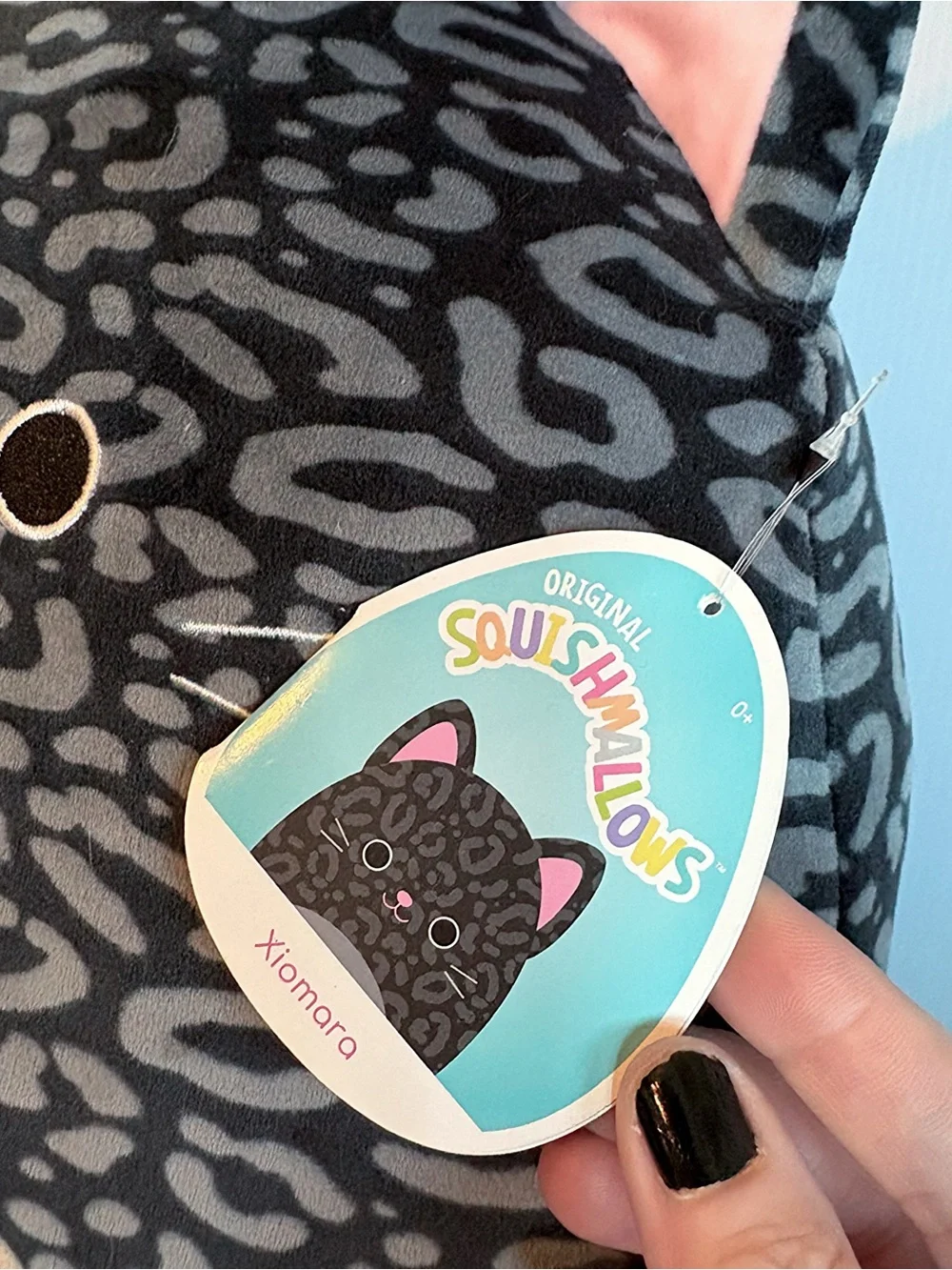 Squishmallows Xiomara 12” Black Panther Cat Plushie NWT